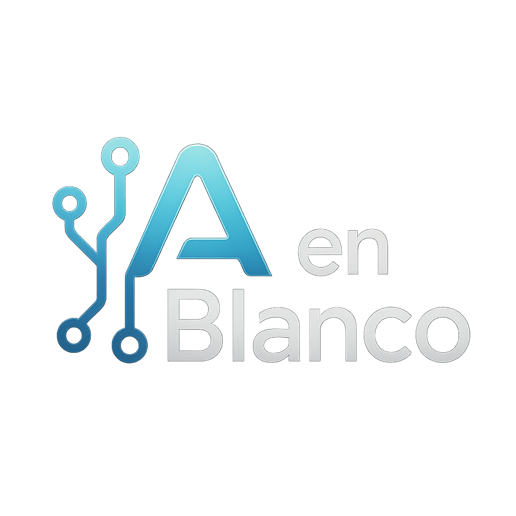 Logo IA en Blanco